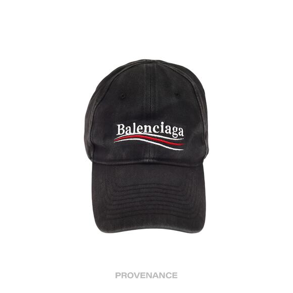 🔴 Balenciaga Political Campaign Cap Hat - Washed Black - Picture 1 of 11